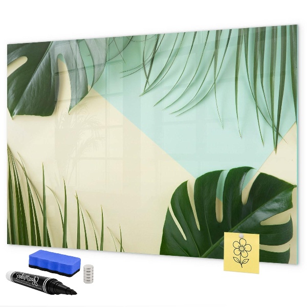 Stijlvol memobord met planten