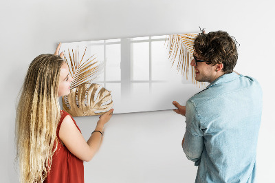 Memobord van glas met print inclusief neodymium magneten Een stijlvol bord voor notities en foto's