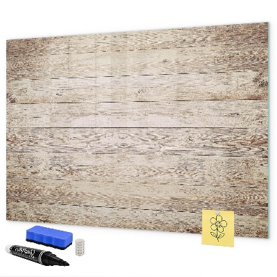 Decoratief glazen wandbord beschrijfbaar en magnetisch Een stijlvol bord voor notities en foto's