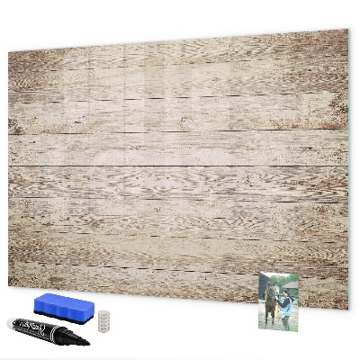 Decoratief glazen wandbord beschrijfbaar en magnetisch Een stijlvol bord voor notities en foto's