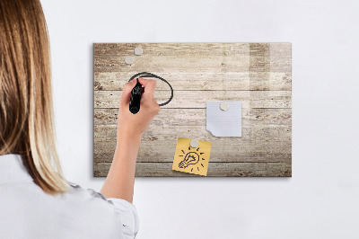 Decoratief glazen wandbord beschrijfbaar en magnetisch Een stijlvol bord voor notities en foto's