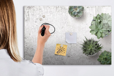 Memobord van glas met print inclusief neodymium magneten Een stijlvol bord voor het presenteren van foto's