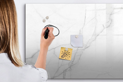 Decoratief glazen wandbord beschrijfbaar en magnetisch Modern prikbord voor notities en foto's