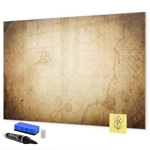 Notitiebord met foto's en accessoires