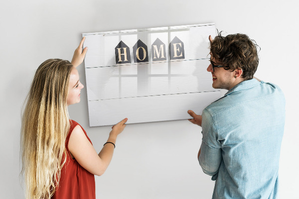 Memobord van glas met print inclusief neodymium magneten Stijlvol fotobord voor in huis