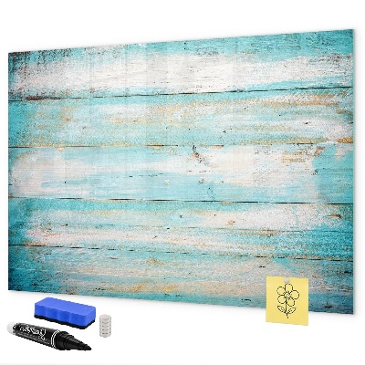 Memobord van glas met print inclusief neodymium magneten Een kleurrijk prikbord voor notities en foto's