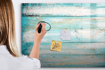 Memobord van glas met print inclusief neodymium magneten Een kleurrijk prikbord voor notities en foto's