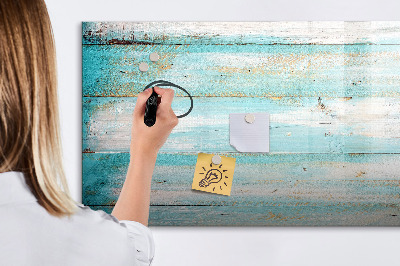 Memobord van glas met print inclusief neodymium magneten Een kleurrijk prikbord voor notities en foto's
