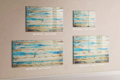 Decoratief glazen wandbord beschrijfbaar en magnetisch Stijlvol bord voor foto's en notities