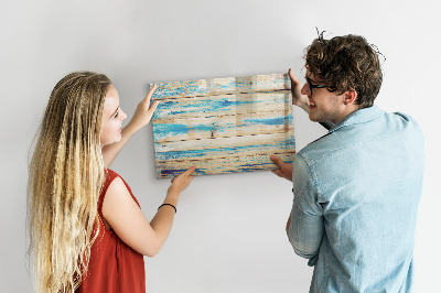 Decoratief glazen wandbord beschrijfbaar en magnetisch Stijlvol bord voor foto's en notities