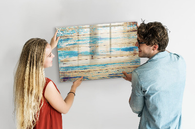 Decoratief glazen wandbord beschrijfbaar en magnetisch Stijlvol bord voor foto's en notities