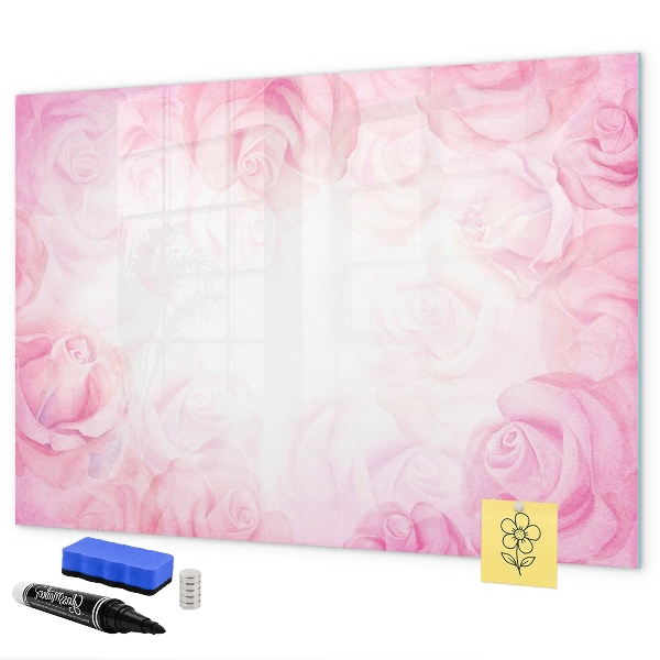 Roze prikbord voor foto's en notities
