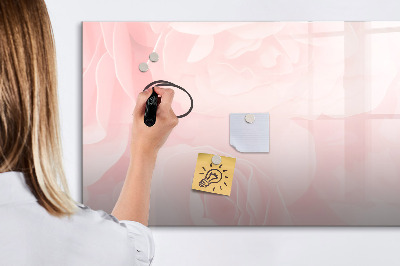 Memobord van glas met print inclusief neodymium magneten Een prikbord voor het presenteren van herinneringen en foto's