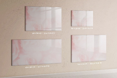 Memobord van glas met print inclusief neodymium magneten Een prikbord voor het presenteren van herinneringen en foto's