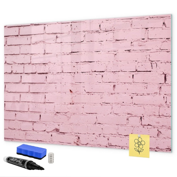 Roze muur met ruimte voor foto's