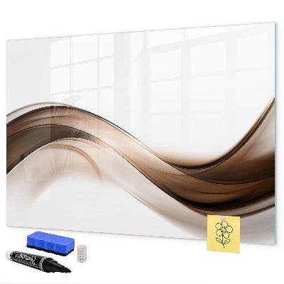 Decoratief glazen wandbord beschrijfbaar en magnetisch Modern fotodisplaybord