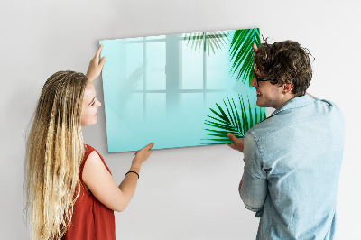 Memobord van glas met print inclusief neodymium magneten Een gezellige plek voor het creëren van herinneringen.