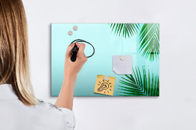 Memobord van glas met print inclusief neodymium magneten Een gezellige plek voor het creëren van herinneringen.