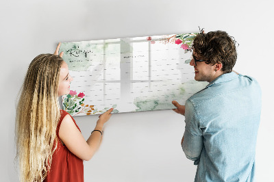 Memobord van glas met print inclusief neodymium magneten Een recept voor herinneringen en inspiratie.
