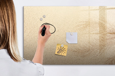 Decoratief glazen wandbord beschrijfbaar en magnetisch Notitiebord met accessoires