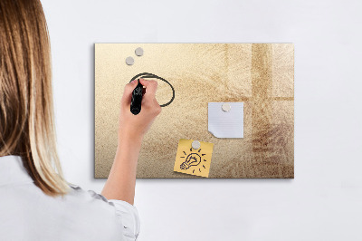 Decoratief glazen wandbord beschrijfbaar en magnetisch Notitiebord met accessoires