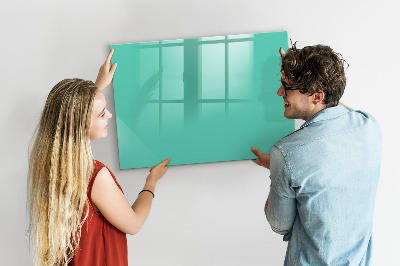 Memobord van glas met print inclusief neodymium magneten Een kleurrijk prikbord voor notities en foto's