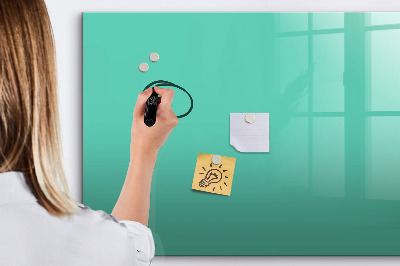 Memobord van glas met print inclusief neodymium magneten Een kleurrijk prikbord voor notities en foto's