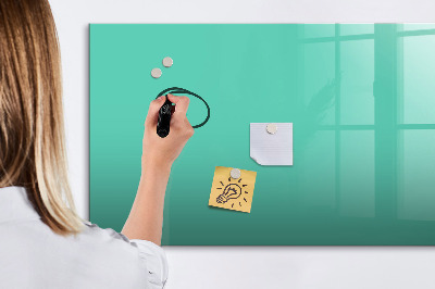 Memobord van glas met print inclusief neodymium magneten Een kleurrijk prikbord voor notities en foto's