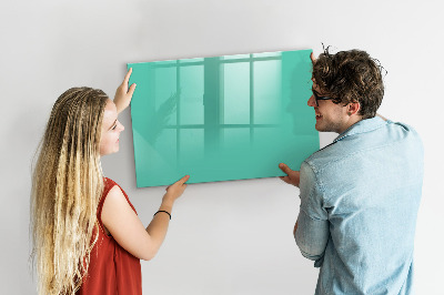 Memobord van glas met print inclusief neodymium magneten Een kleurrijk prikbord voor notities en foto's