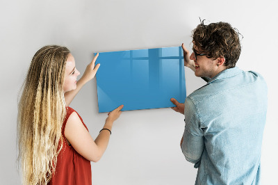 Decoratief glazen wandbord beschrijfbaar en magnetisch Een kleurrijk prikbord voor notities en foto's