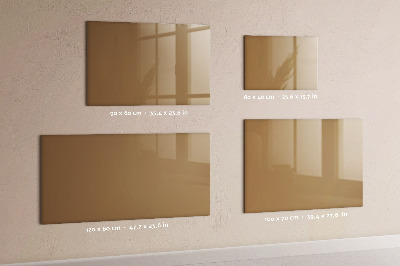 Decoratief glazen wandbord beschrijfbaar en magnetisch Notitie- en fotobord