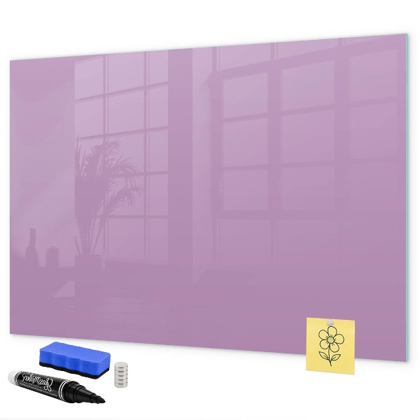 Memobord van glas met print inclusief neodymium magneten Notitie- en fotobord