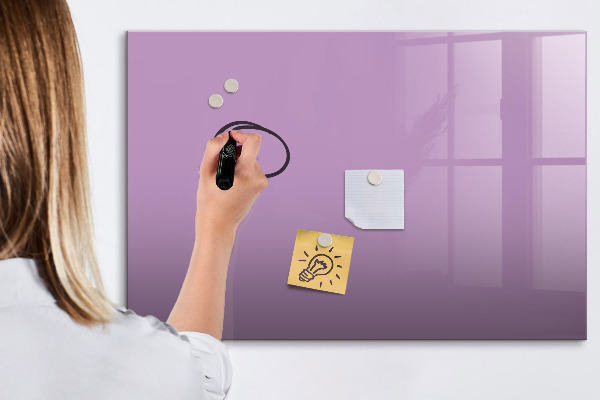 Memobord van glas met print inclusief neodymium magneten Notitie- en fotobord