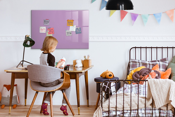 Memobord van glas met print inclusief neodymium magneten Notitie- en fotobord