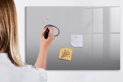 Decoratief glazen wandbord beschrijfbaar en magnetisch Een praktisch prikbord voor notities en foto's.