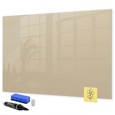 Memobord van glas met print inclusief neodymium magneten Een knusse plek voor herinneringen en aantekeningen.