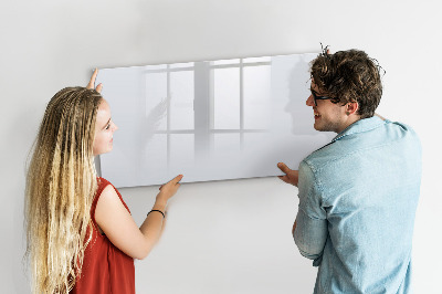 Memobord van glas met print inclusief neodymium magneten Een praktisch prikbord voor notities en foto's.