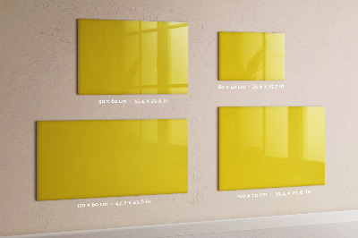 Decoratief glazen wandbord beschrijfbaar en magnetisch Een kleurrijk prikbord voor notities en foto's