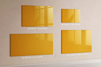Memobord van glas met print inclusief neodymium magneten Een kleurrijk prikbord voor notities en foto's