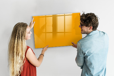 Memobord van glas met print inclusief neodymium magneten Een kleurrijk prikbord voor notities en foto's
