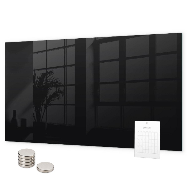 Magnetisch bord Zwarte kleur