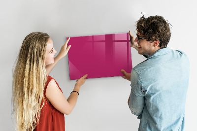 Magneetbord Intense roze kleur