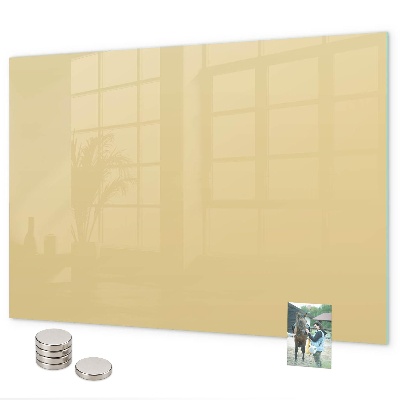 Magneetbord Crème kleur