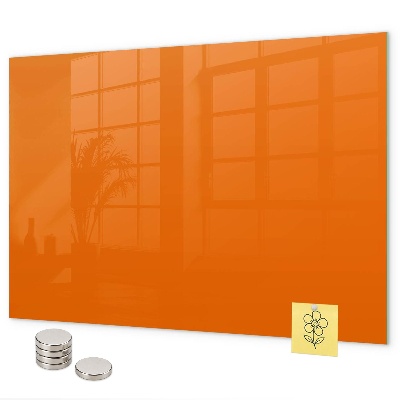 Magneetbord Oranje kleur