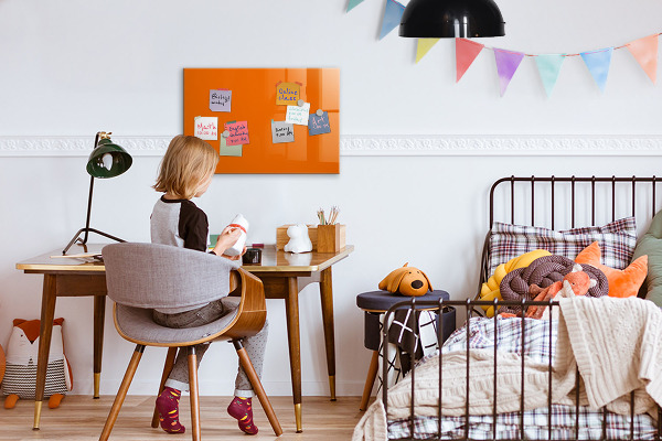 Magneetbord Oranje kleur