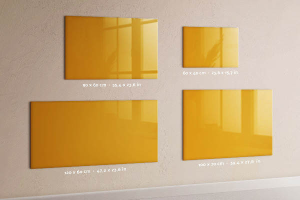 Magnetisch bord Goudgele kleur