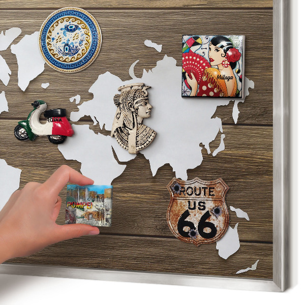 Houten kaart