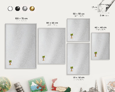 Decoratief metalen magneetbord in een zilveren lijst Elegante textuur