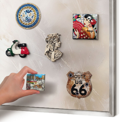 Decoratief metalen magneetbord in een zilveren lijst Zachte lichtheid