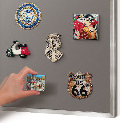Decoratief metalen magneetbord in een zilveren lijst Donkergrijs